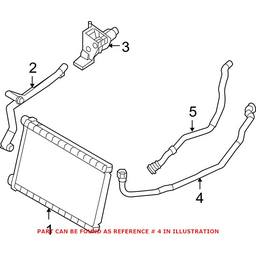 BMW Heater Hose - Inlet 64219178427